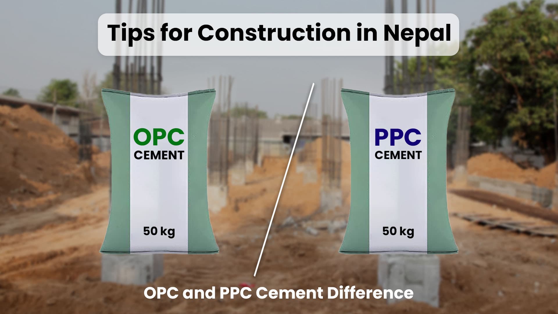 differnece between opc and ppc cement, differnece between opc and ppc cement side to side