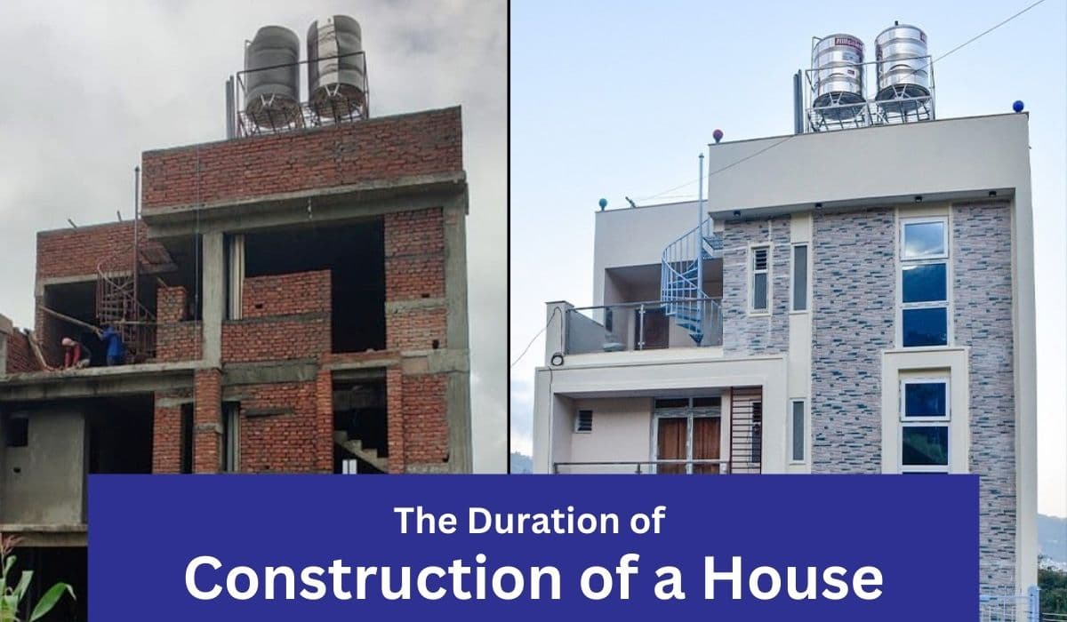 The duration of construction of house in kathmandu, nepal